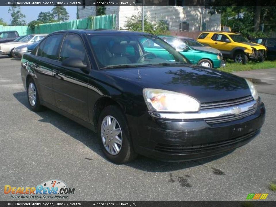 2004 Chevrolet Malibu Sedan Black / Neutral Photo #2