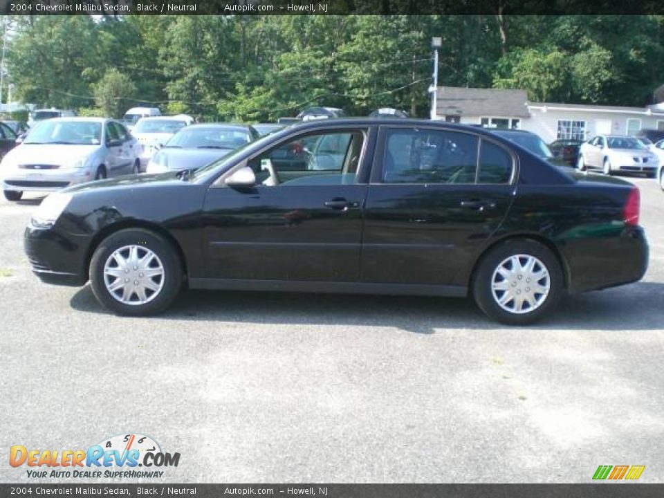 2004 Chevrolet Malibu Sedan Black / Neutral Photo #4