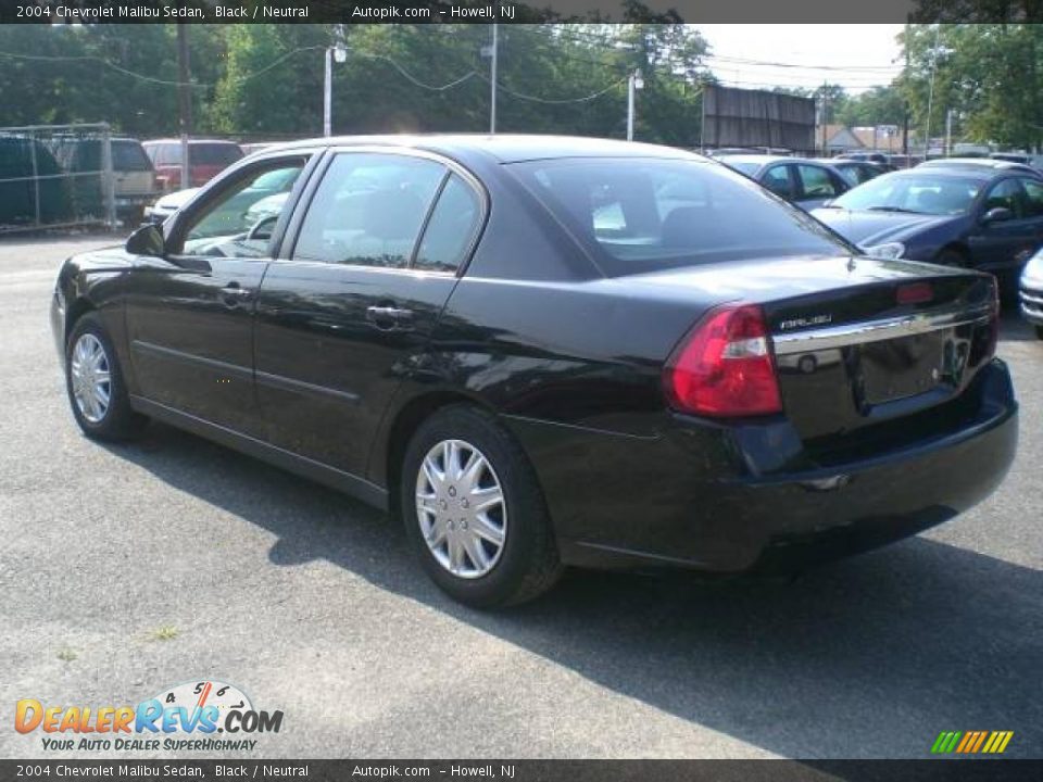 2004 Chevrolet Malibu Sedan Black / Neutral Photo #5