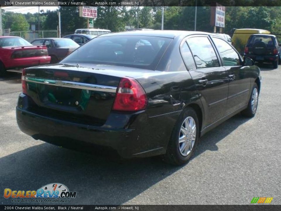 2004 Chevrolet Malibu Sedan Black / Neutral Photo #7