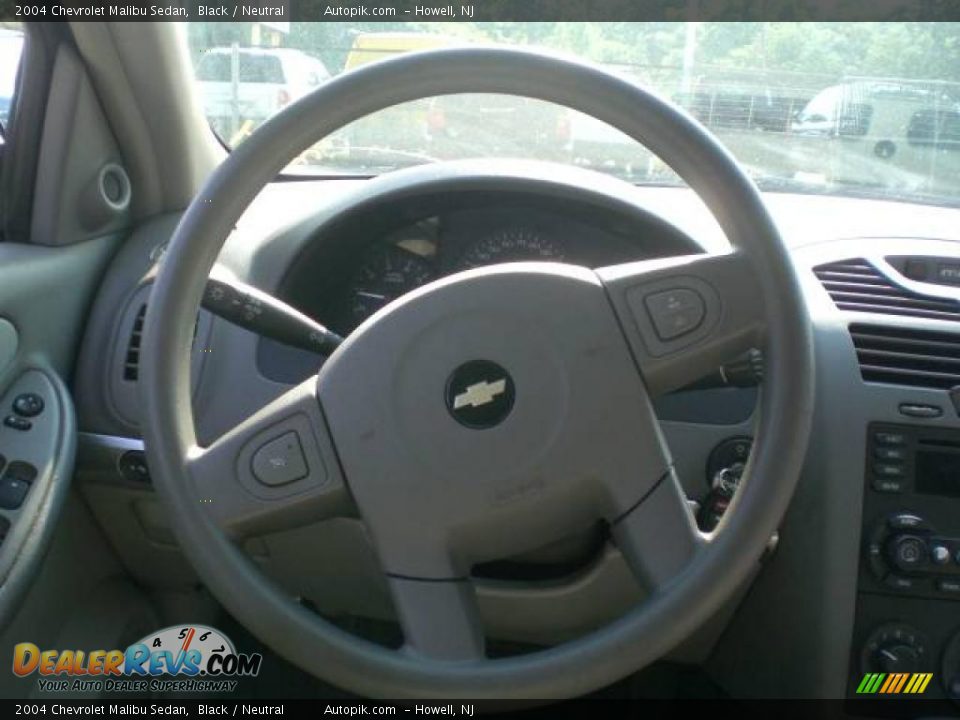 2004 Chevrolet Malibu Sedan Black / Neutral Photo #14