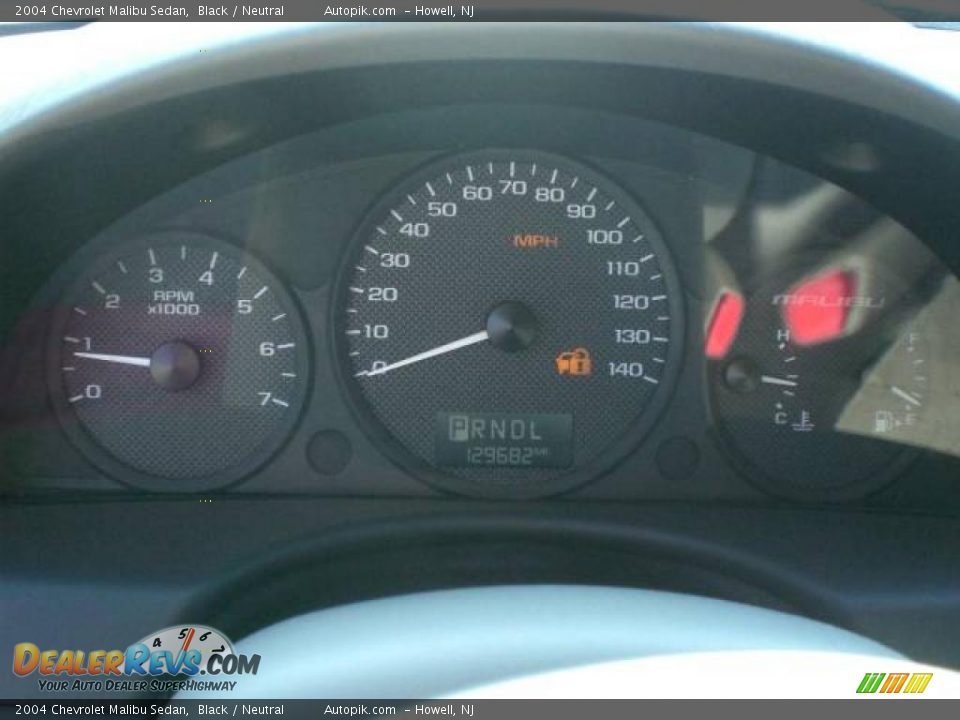 2004 Chevrolet Malibu Sedan Black / Neutral Photo #16