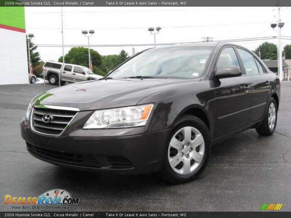 2009 Hyundai Sonata GLS Cocoa Metallic / Camel Photo #1