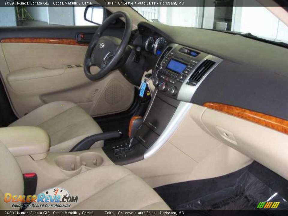 2009 Hyundai Sonata GLS Cocoa Metallic / Camel Photo #2
