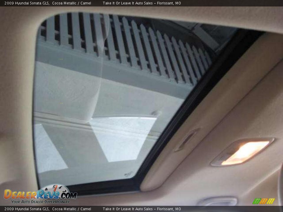 2009 Hyundai Sonata GLS Cocoa Metallic / Camel Photo #3