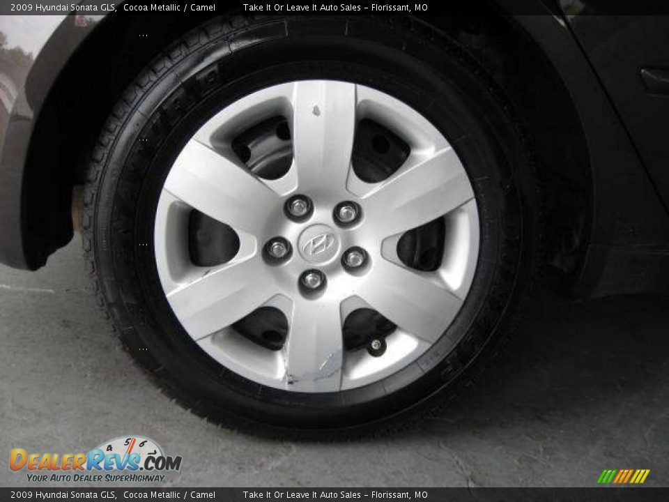 2009 Hyundai Sonata GLS Cocoa Metallic / Camel Photo #5
