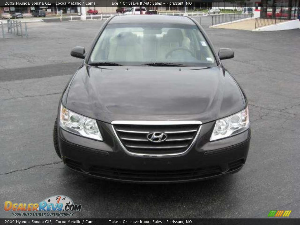 2009 Hyundai Sonata GLS Cocoa Metallic / Camel Photo #6