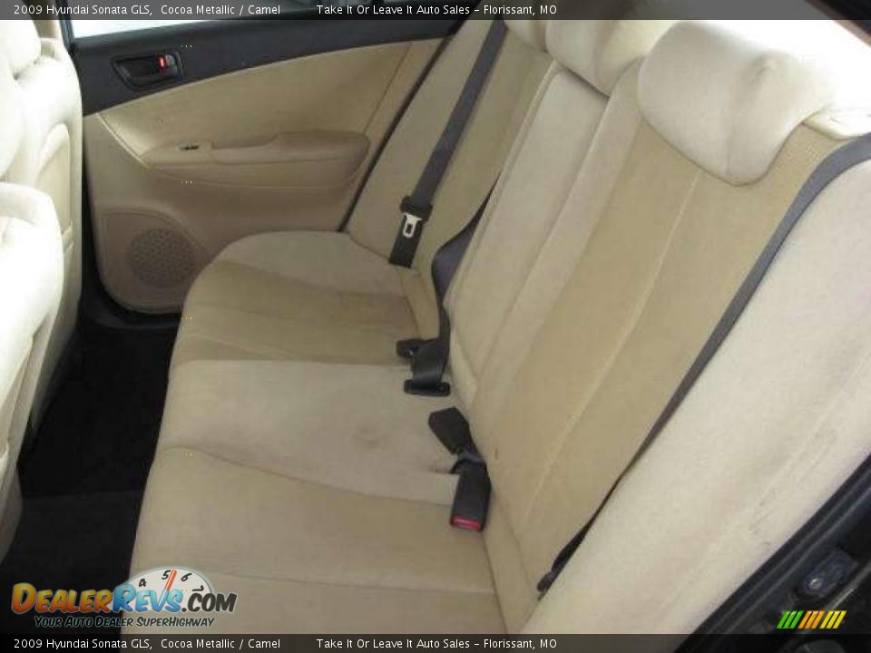 2009 Hyundai Sonata GLS Cocoa Metallic / Camel Photo #12