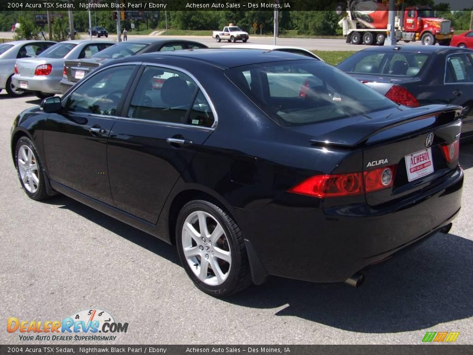 2004 Acura TSX Sedan Nighthawk Black Pearl / Ebony Photo #3