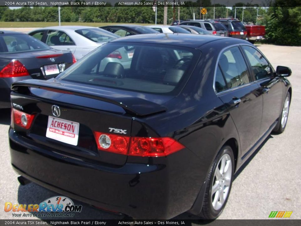 2004 Acura TSX Sedan Nighthawk Black Pearl / Ebony Photo #5