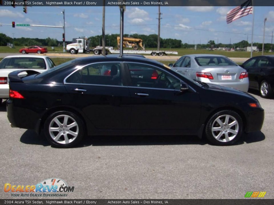 2004 Acura TSX Sedan Nighthawk Black Pearl / Ebony Photo #6