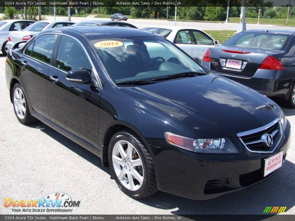 2004 Acura TSX Sedan Nighthawk Black Pearl / Ebony Photo #7