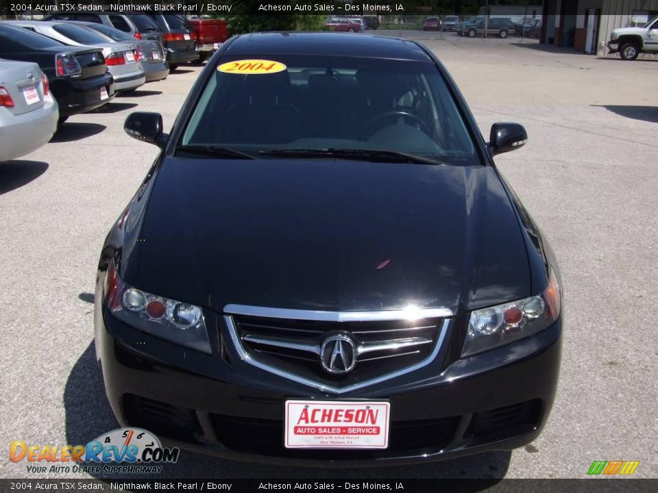 2004 Acura TSX Sedan Nighthawk Black Pearl / Ebony Photo #8