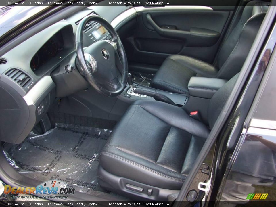 2004 Acura TSX Sedan Nighthawk Black Pearl / Ebony Photo #9