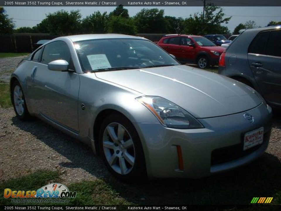 2005 Nissan 350Z Touring Coupe Silverstone Metallic / Charcoal Photo #1