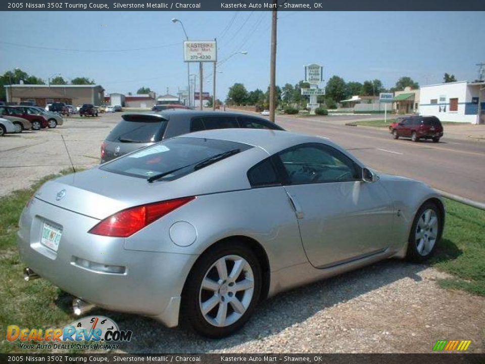 2005 Nissan 350Z Touring Coupe Silverstone Metallic / Charcoal Photo #2