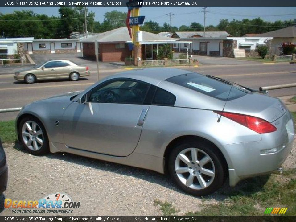 2005 Nissan 350Z Touring Coupe Silverstone Metallic / Charcoal Photo #4