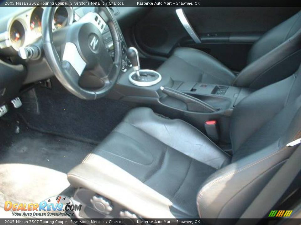 2005 Nissan 350Z Touring Coupe Silverstone Metallic / Charcoal Photo #6