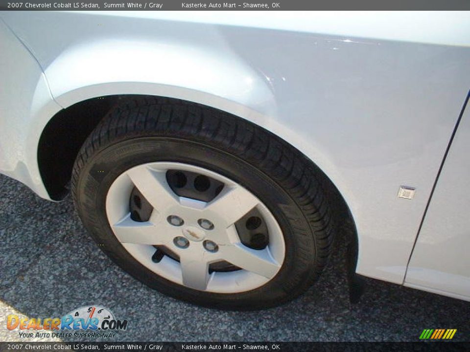 2007 Chevrolet Cobalt LS Sedan Summit White / Gray Photo #4