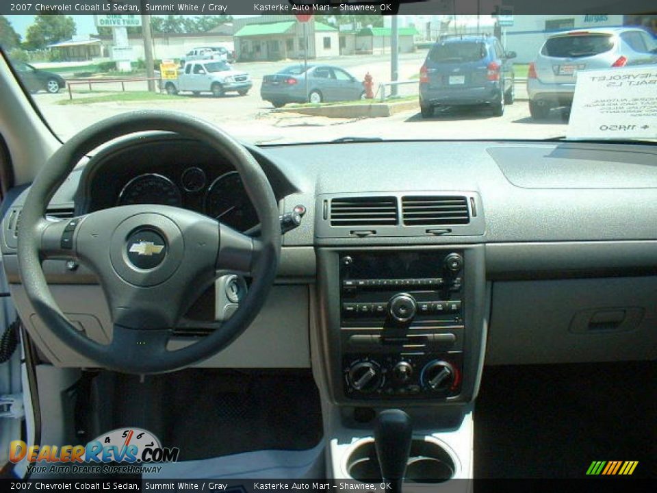 2007 Chevrolet Cobalt LS Sedan Summit White / Gray Photo #6