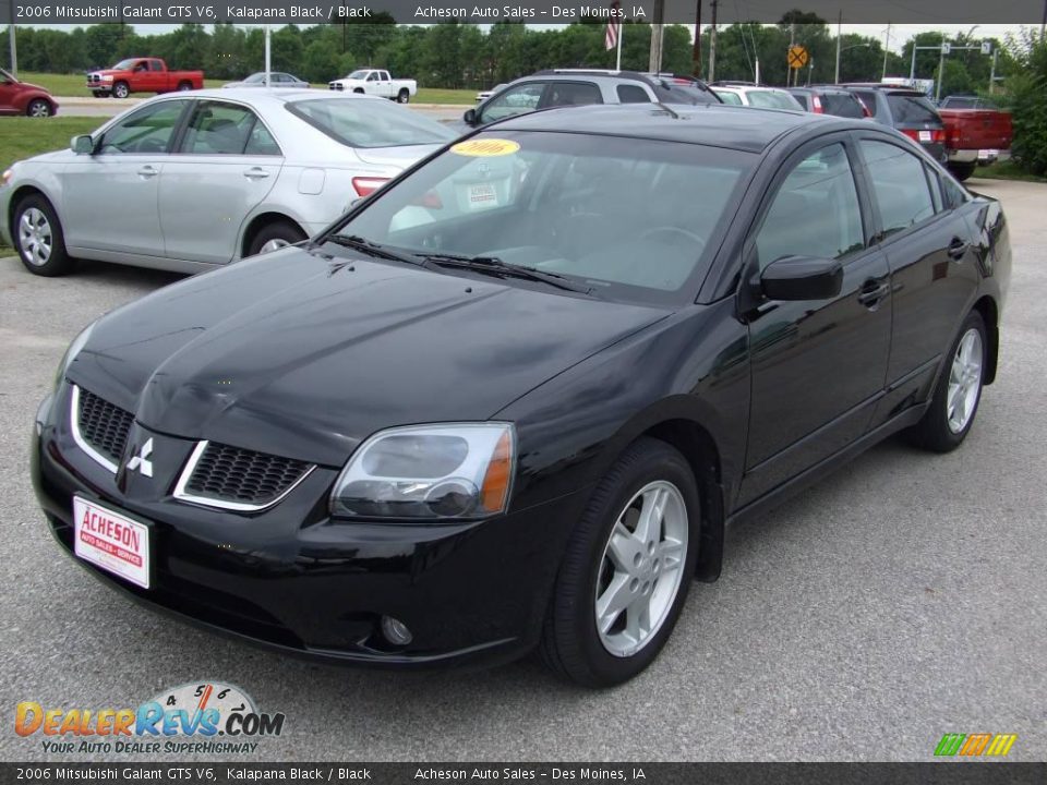 2006 Mitsubishi Galant GTS V6 Kalapana Black / Black Photo #1