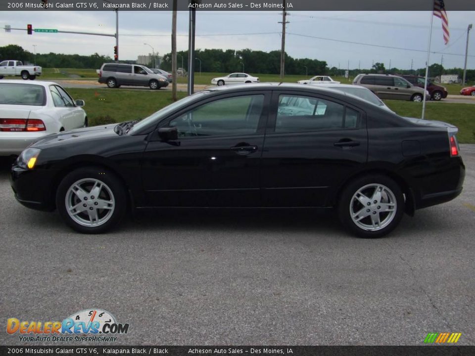 2006 Mitsubishi Galant GTS V6 Kalapana Black / Black Photo #2