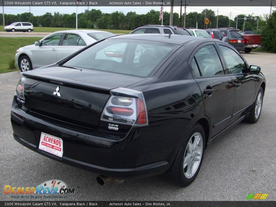 2006 Mitsubishi Galant GTS V6 Kalapana Black / Black Photo #5