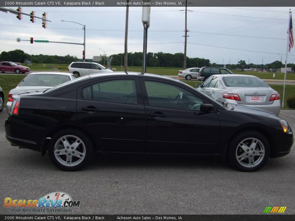 2006 Mitsubishi Galant GTS V6 Kalapana Black / Black Photo #6