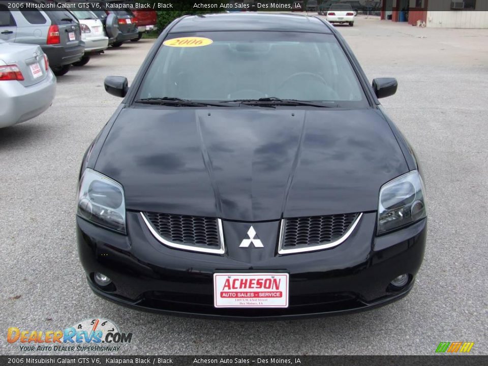 2006 Mitsubishi Galant GTS V6 Kalapana Black / Black Photo #8