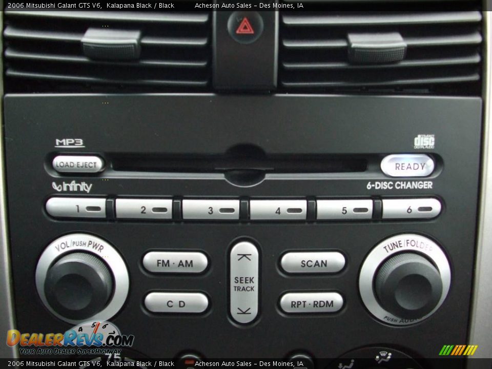 2006 Mitsubishi Galant GTS V6 Kalapana Black / Black Photo #13