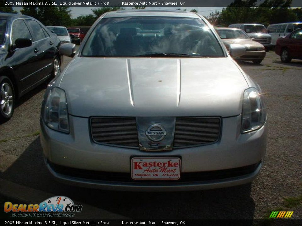 2005 Nissan Maxima 3.5 SL Liquid Silver Metallic / Frost Photo #2