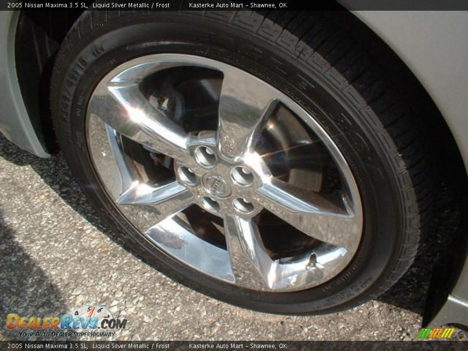 2005 Nissan Maxima 3.5 SL Liquid Silver Metallic / Frost Photo #5