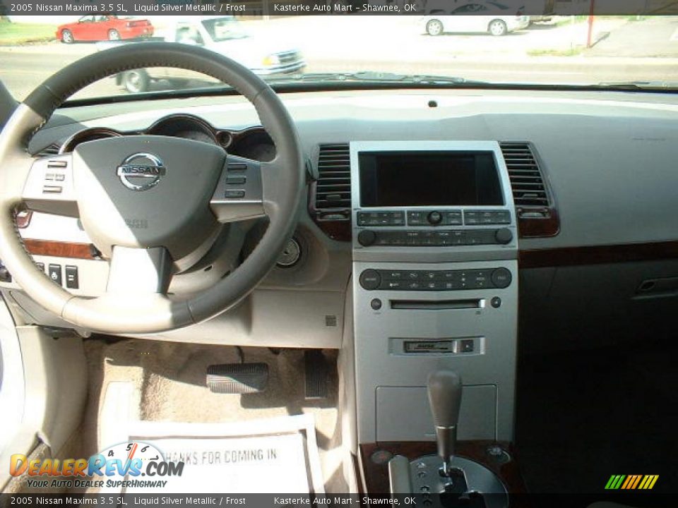 2005 Nissan Maxima 3.5 SL Liquid Silver Metallic / Frost Photo #8