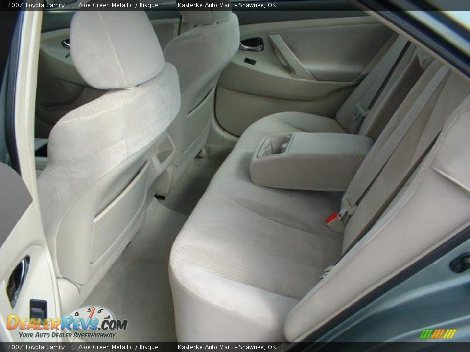 2007 Toyota Camry LE Aloe Green Metallic / Bisque Photo #7