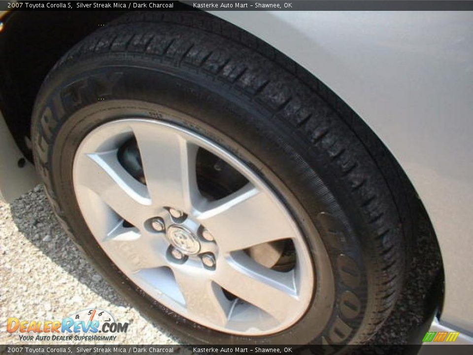 2007 Toyota Corolla S Silver Streak Mica / Dark Charcoal Photo #4
