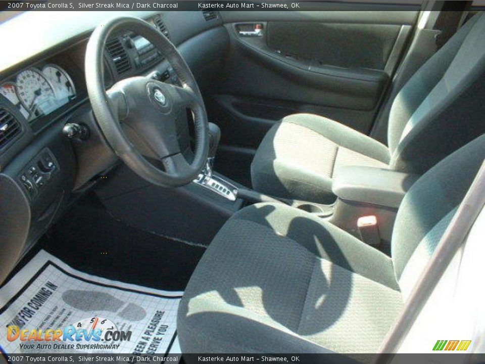 2007 Toyota Corolla S Silver Streak Mica / Dark Charcoal Photo #5