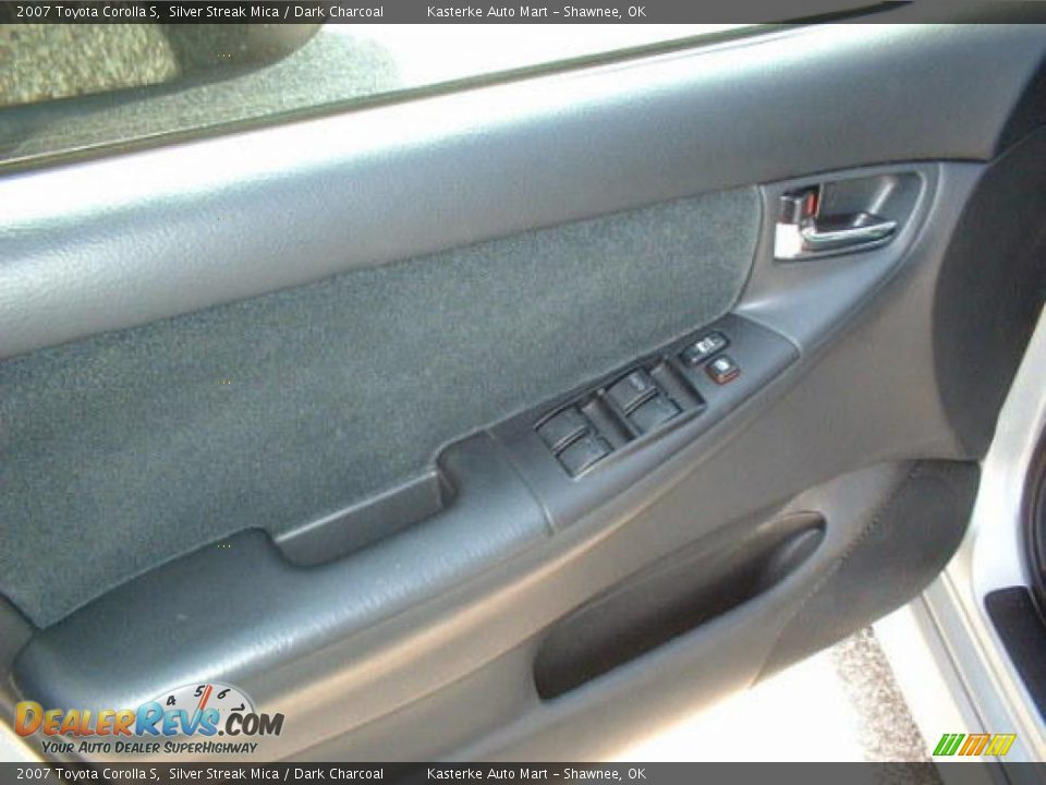2007 Toyota Corolla S Silver Streak Mica / Dark Charcoal Photo #6