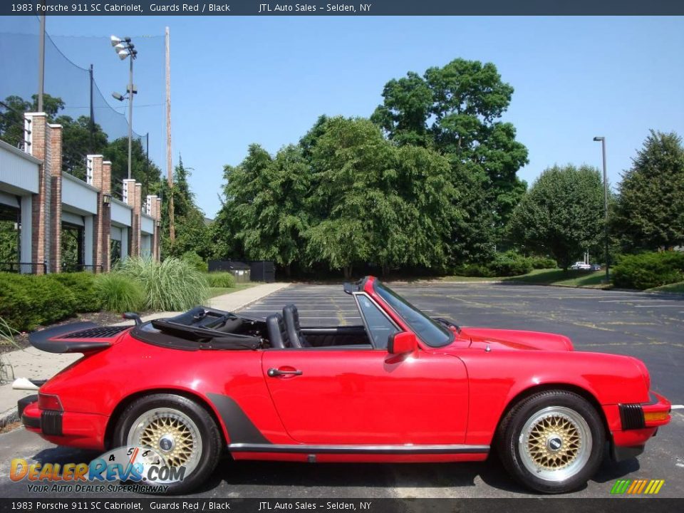1983 Porsche 911 SC Cabriolet Guards Red / Black Photo #3
