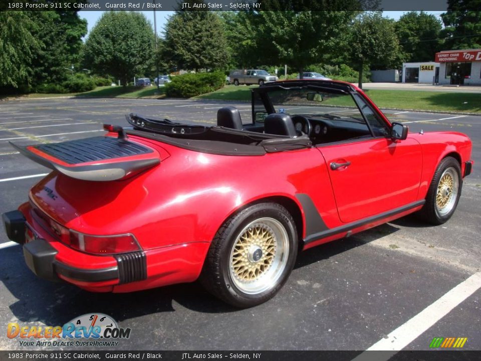 1983 Porsche 911 SC Cabriolet Guards Red / Black Photo #4