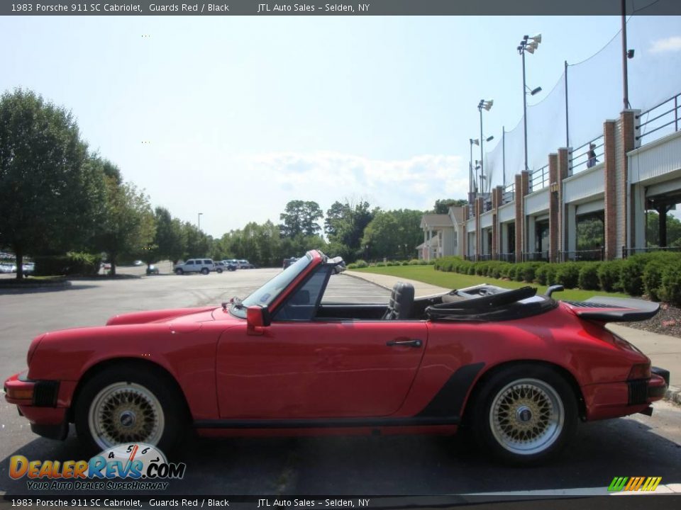 1983 Porsche 911 SC Cabriolet Guards Red / Black Photo #7