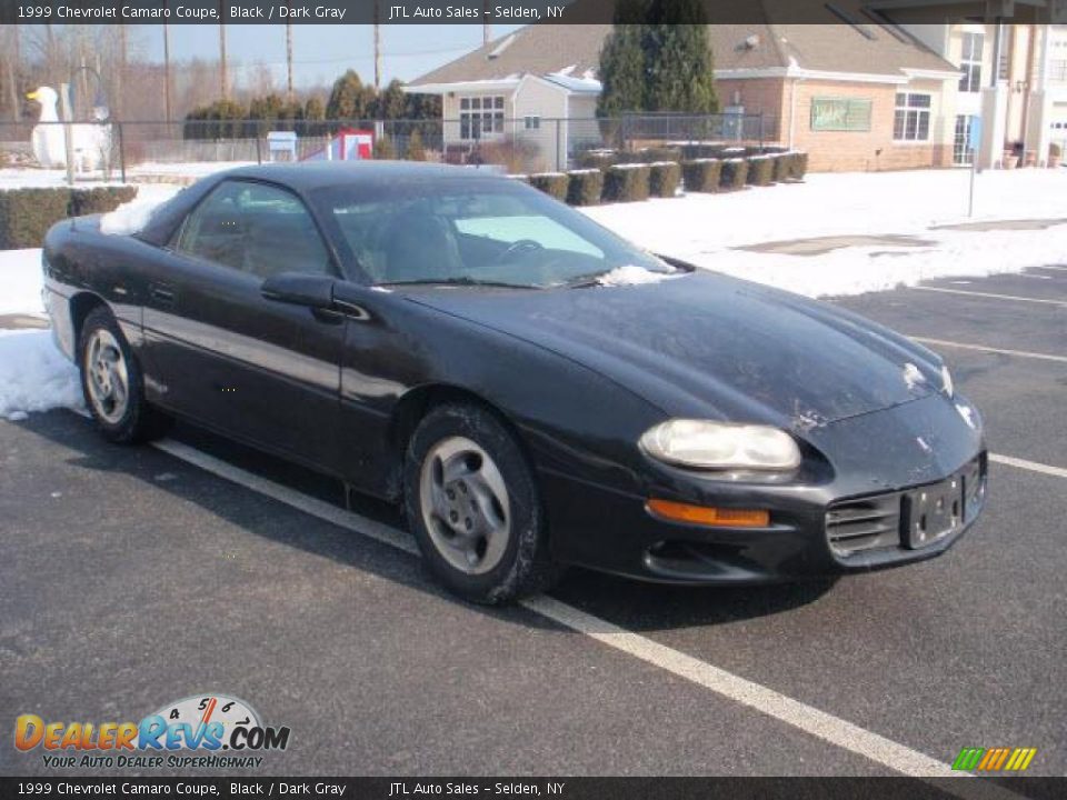 1999 Chevrolet Camaro Coupe Black / Dark Gray Photo #3