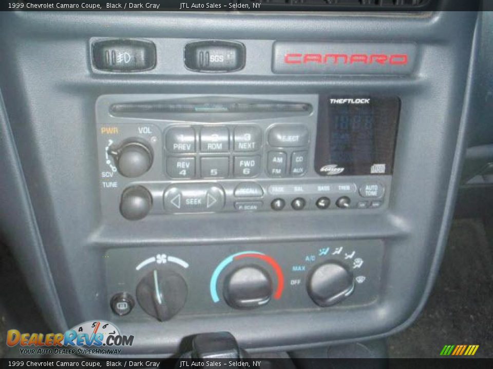 1999 Chevrolet Camaro Coupe Black / Dark Gray Photo #8