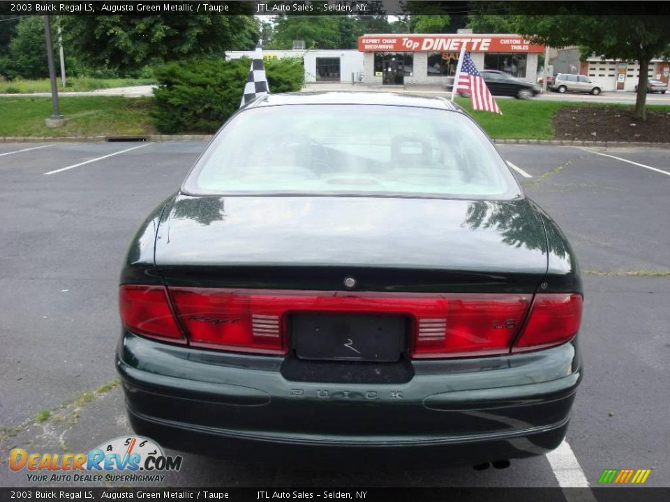 2003 Buick Regal LS Augusta Green Metallic / Taupe Photo #4