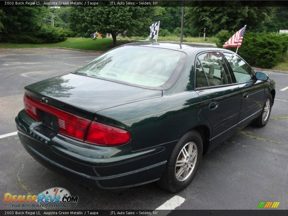 2003 Buick Regal LS Augusta Green Metallic / Taupe Photo #13