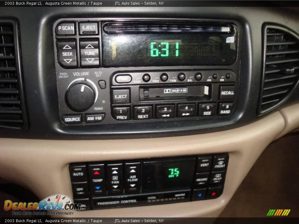 2003 Buick Regal LS Augusta Green Metallic / Taupe Photo #17