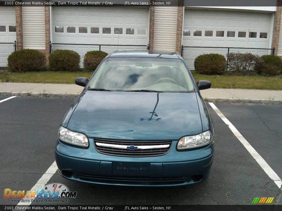 2003 Chevrolet Malibu Sedan Dark Tropic Teal Metallic / Gray Photo #3