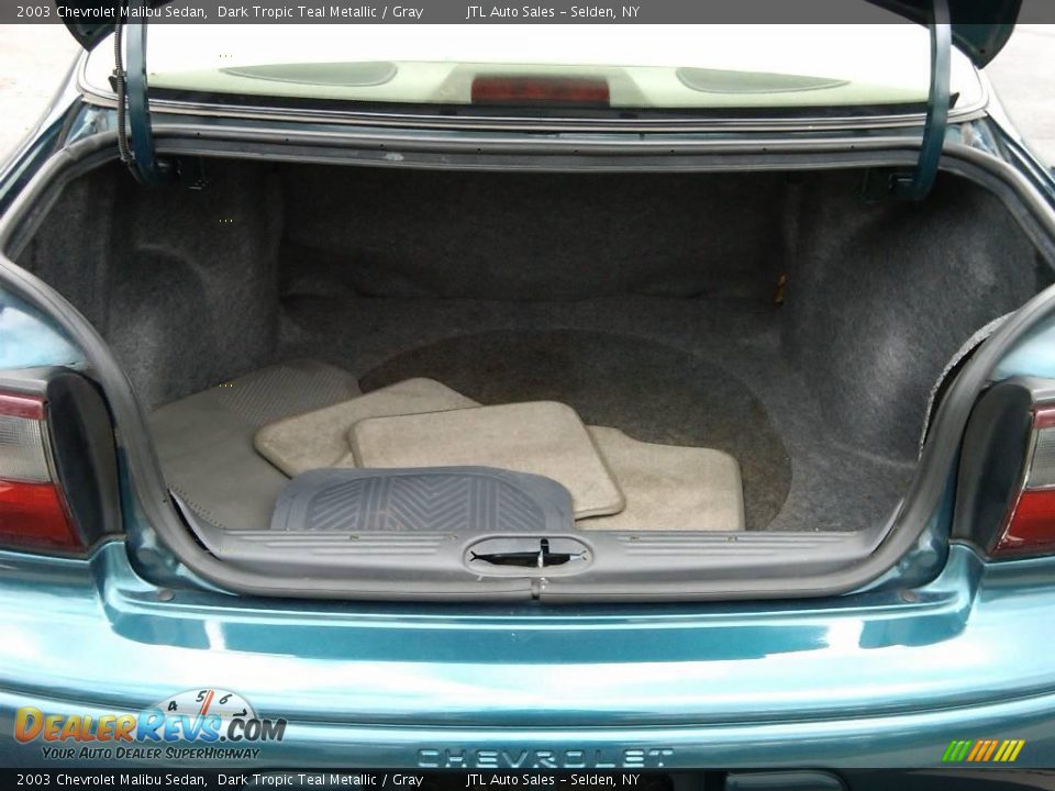 2003 Chevrolet Malibu Sedan Dark Tropic Teal Metallic / Gray Photo #5