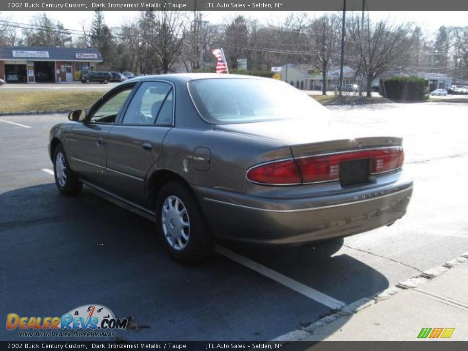 2002 Buick Century Custom Dark Bronzemist Metallic / Taupe Photo #2