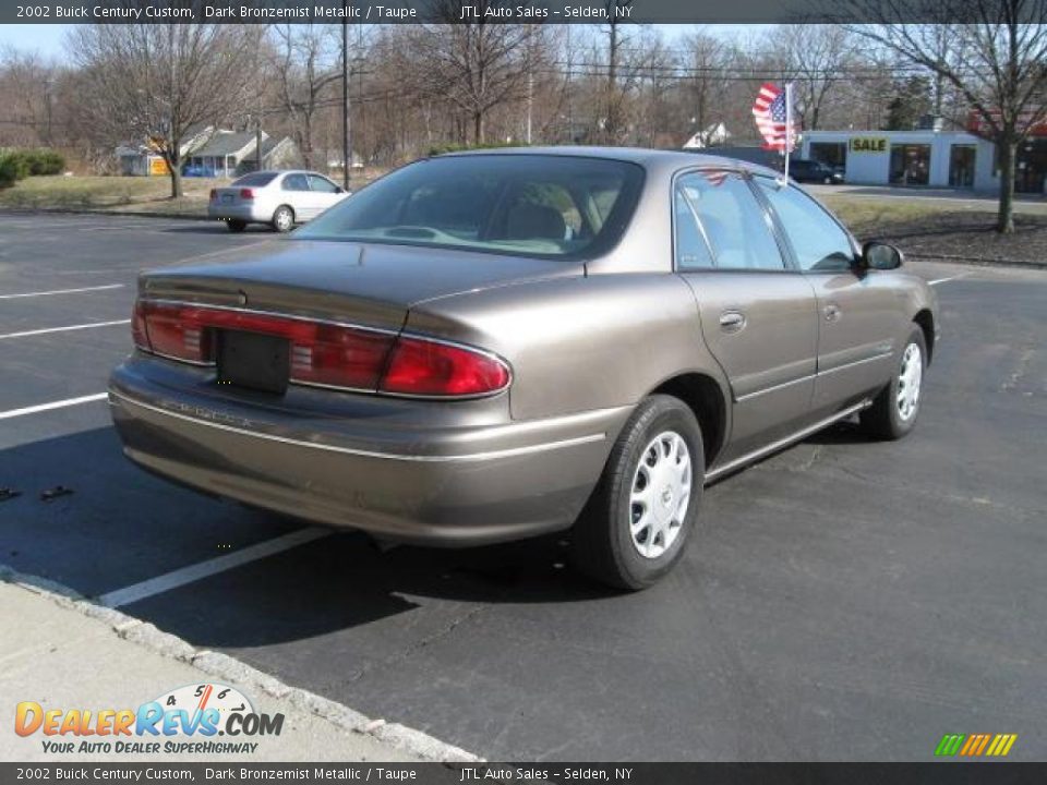 2002 Buick Century Custom Dark Bronzemist Metallic / Taupe Photo #3
