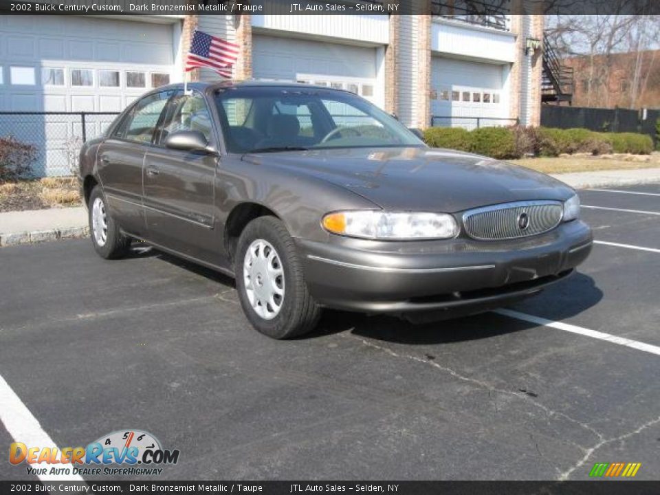 2002 Buick Century Custom Dark Bronzemist Metallic / Taupe Photo #4